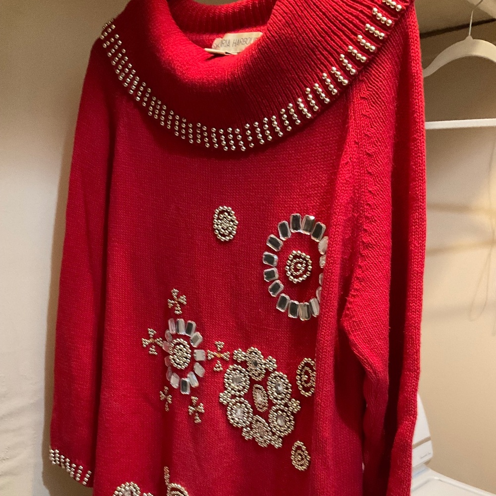 Vintage 80’s Beaded Sweater